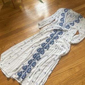 Embroidered Maxi Dress